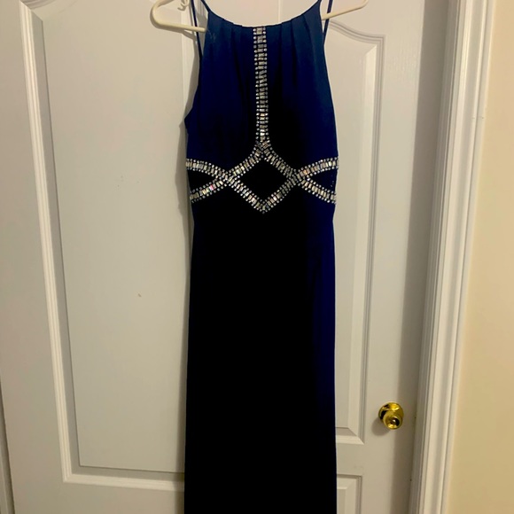 Long Dark Blue Dress - Picture 2 of 2